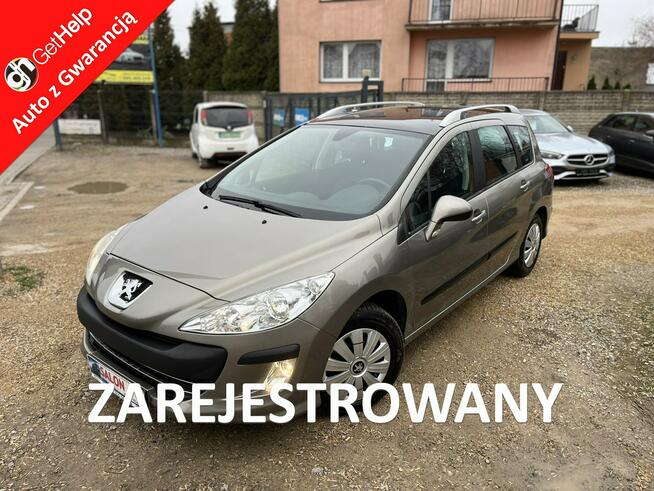 Peugeot 308 SW 1.6 7osob Zarejestrowany Klima Panorama Stan BDB Długie Opłaty Bezwypa