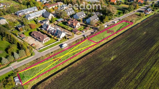 Działka budowlana pod budynek dwulokalowy i garaże