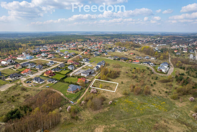 Piękna działka budowlana - MPZP - Kiełpino Górne