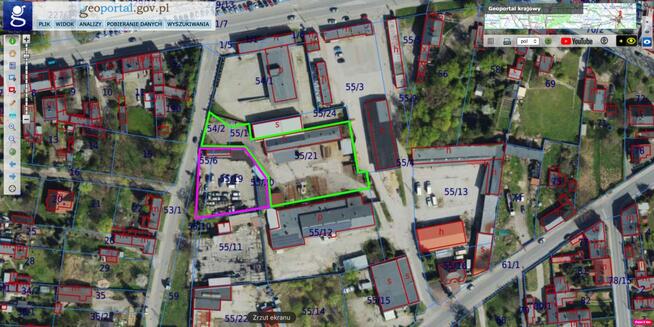 Działka usługowa Zgierz, Barona