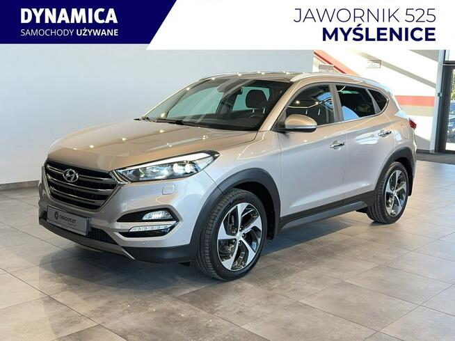 Hyundai Tucson 1.7CRDI 141KM DCT 2016 r., salon PL, komplet kół, serwisowany