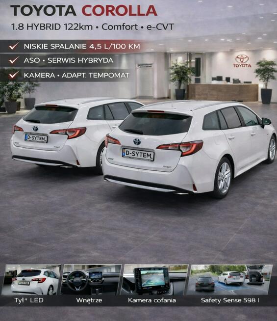 Toyota Corolla 21-22 Salon Polska 1.8 HYBRID 1wł z Pakietem TECH Bezwypadkowy ASO PL