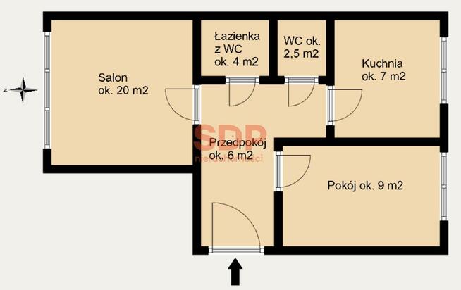 Mieszkanie Wrocław Krzyki, ok. Ronda Powstańców Śląskich