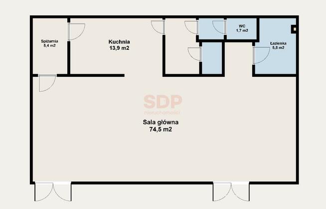 Lokal użytkowy Wrocław Psie Pole, Swojczyce, Marca Polo