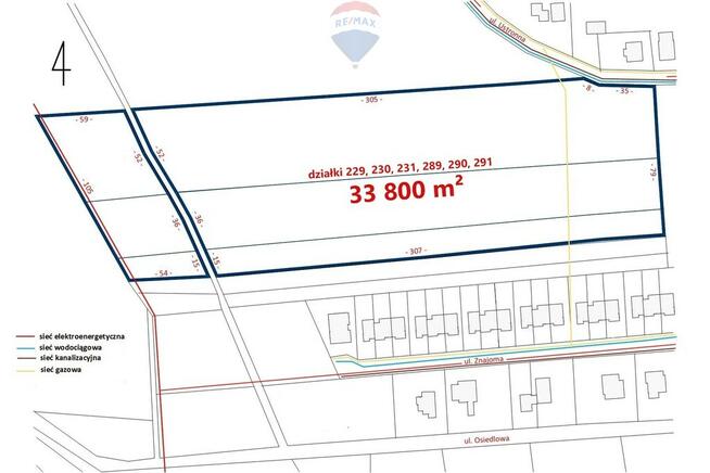 Grunty inwestycyjne 3,38 ha Kozery | Grodzisk Maz.