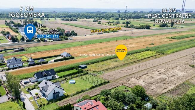 Działka budowlana Kraków Wzgórza Krzesławickie, Wadów, Wadowska