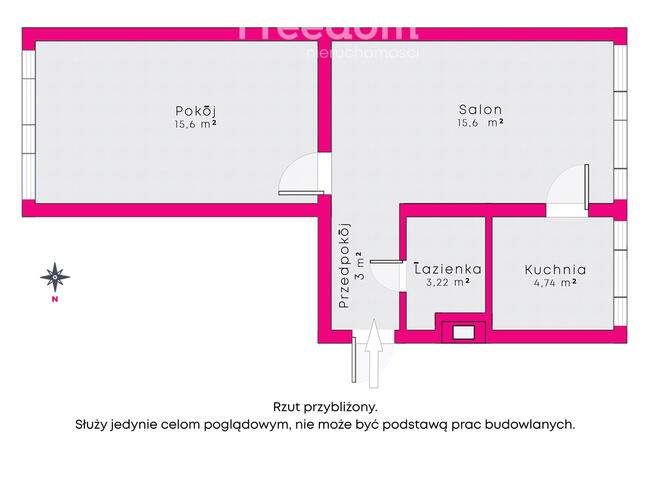 Okazja! 2 pokoje na V Osiedlu - 4 500 zł/m2