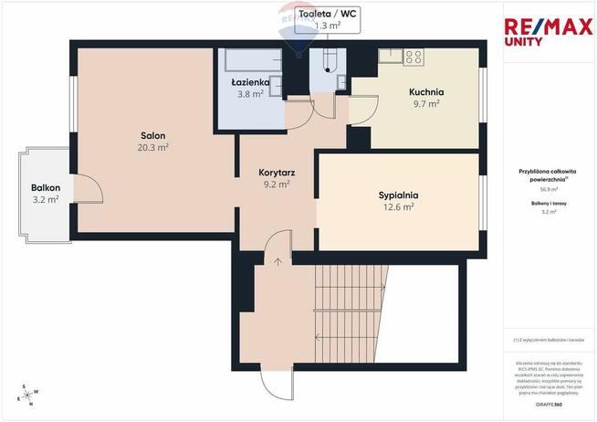 2 pokoje z osobną kuchnią | Łęczna 56,7 m²