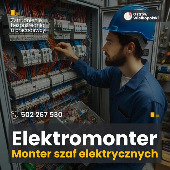 Elektromonter, elektryk,monter, Poznań Ostrów