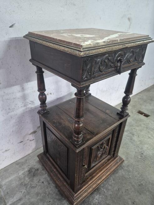 Piękne antyczne bretońskie meble szafa, komoda, łózko