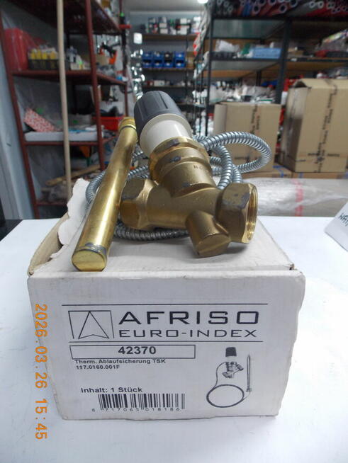 Temperaturowy zawór ochronny kotła TSK AFRISO