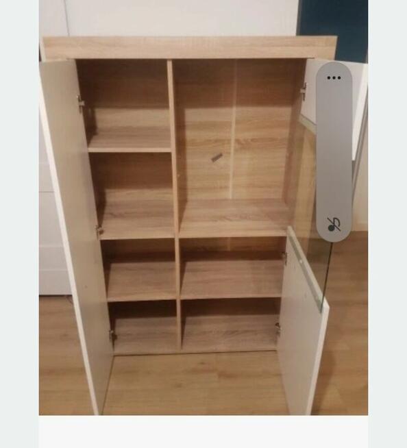 Szafka witryna biało sonoma