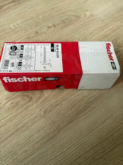 Kotwy gwintowane Fischer RG M 12x220 komplet 10 szt