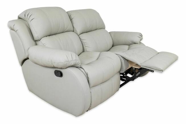 Nowoczesny komplet Reglainer 311, skóra naturalna, funkcje