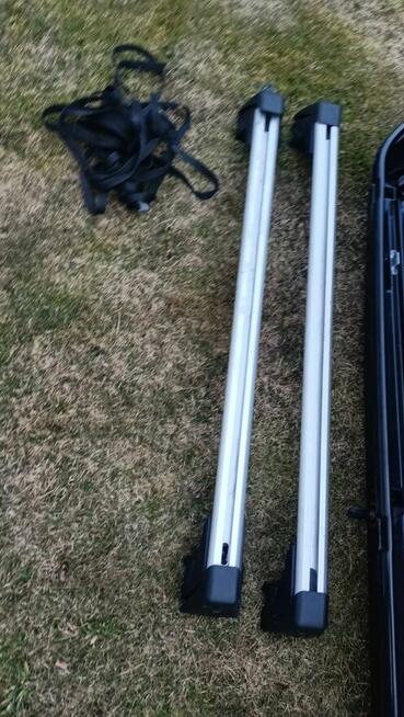 Box dachowy czarny BMW 320 NF + belki F11 st.bdb