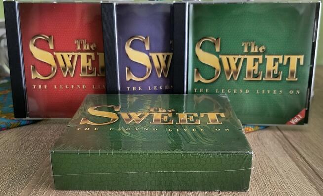 3CD THE SWEET - The Legend Lives On. 70s Glam Rock UK.
