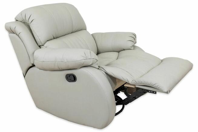 Nowoczesny komplet Reglainer 311, skóra naturalna, funkcje