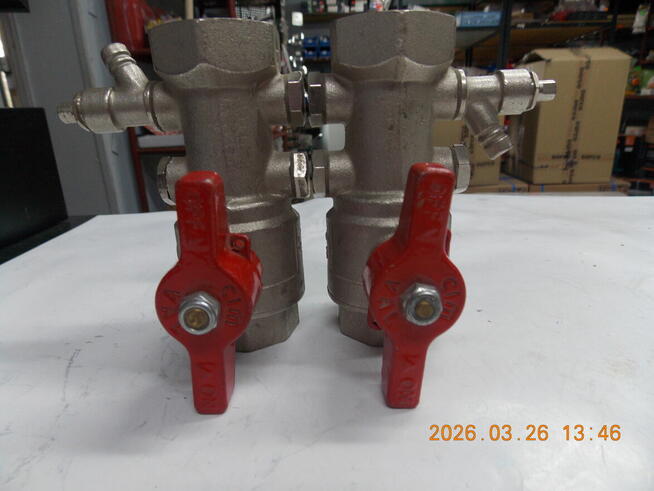 ZAWÓR KUL.1 Z KURKIEM SPUSTOWYM I Z ZAWOREM ANTYSKAŻ.