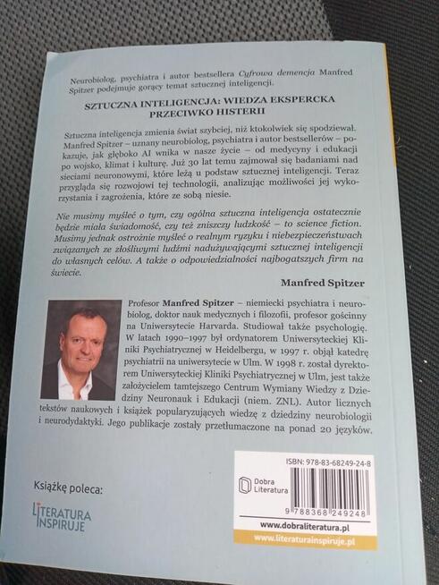 Manfred Spitzer Sztuczna Inteligencja. Ponad człowiekiem