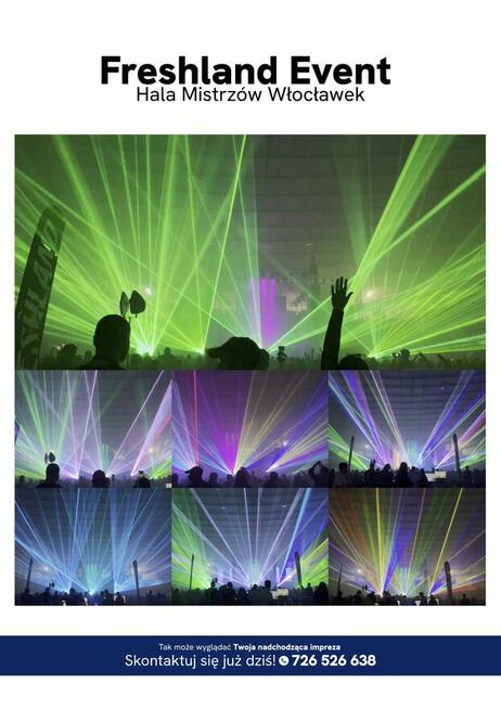 Pokaz Laserowy / Laser Show na Event & Imprezę