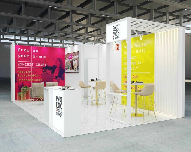 Stoisko Targowe Modułowe wielokrotnego użytku