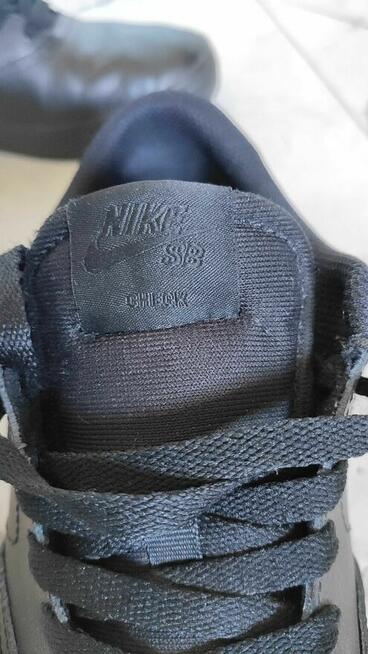 Czarne buty Nike SB Check Solar, rozmiar 40,5