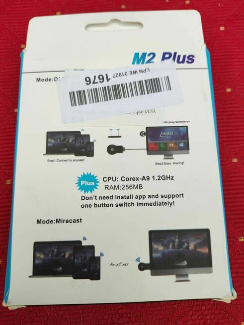 Adapter AnyCast do Telewizora TV Dongle WiFi Smart Odbiornik