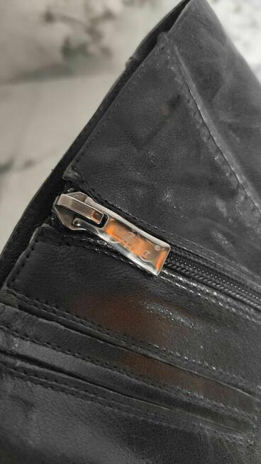 Czarne kozaki skórzane, rozmiar 36