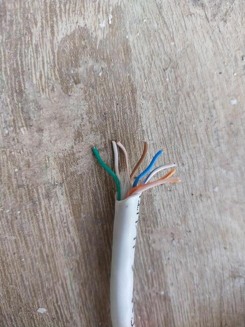Kabel UTP (U/UTP) kat 6 LSOH 15m 8 żyłowy Nowy Krakow