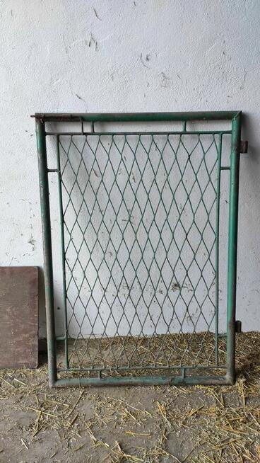 3 furtki, zielone, solidne, stalowe z zasuwami