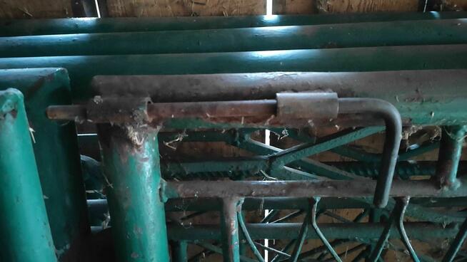 3 furtki, zielone, solidne, stalowe z zasuwami