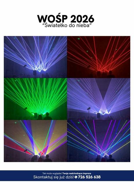 Pokaz Laserowy / Laser Show na Event & Imprezę