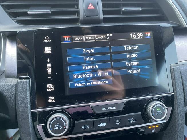 Honda Civic 1.5ivtec ledy Navi kamera salon PL 1 wl 2xdvd asystenci 1.r.gwarancji