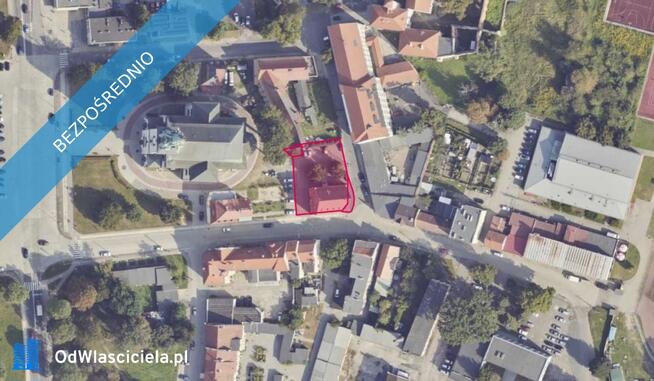 Działka zabudowana budynkiem magazynowo administracyjnym