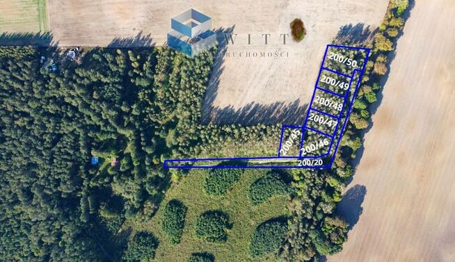Działka budowlana Mokiny gm. Barczewo