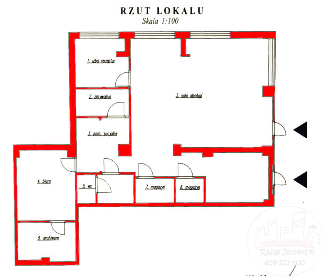 Lokal 100m Żeromskiego