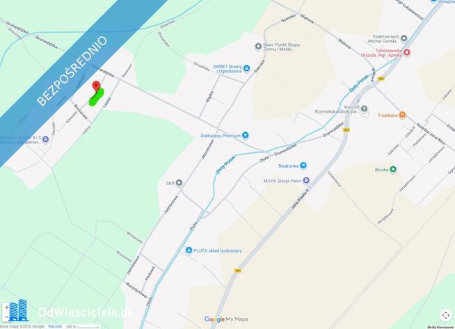 Dom w ładnym otoczeniu, Padew Narodowa, działka budowlana