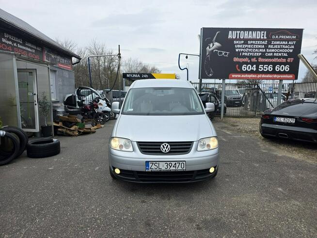 Volkswagen Caddy 2.0 TDI 150 KM, Klimatyzacja Dwustrefowa, Hak, El. Szyby, Metalik