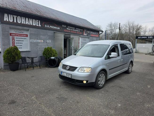 Volkswagen Caddy 2.0 TDI 150 KM, Klimatyzacja Dwustrefowa, Hak, El. Szyby, Metalik