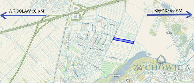 Działka budowlana Oleśnica Rataje, Janusza Kusocińskiego