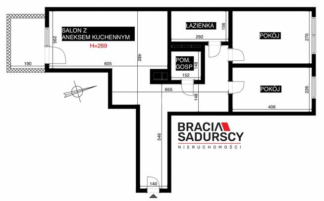 Mieszkanie Kraków Podgórze, Szafrana