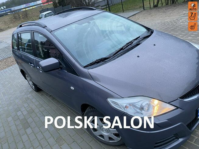 Mazda 5 1 rej 2009, 2 wł., 7 miejsc, polski salon, niski przebieg,hak,tempomat