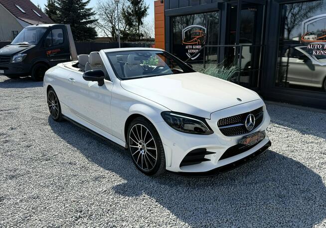 Mercedes C 300 AMG, Podgrzewane wentylowane fotele, Kamera 360, Burmester, LED, 4x4
