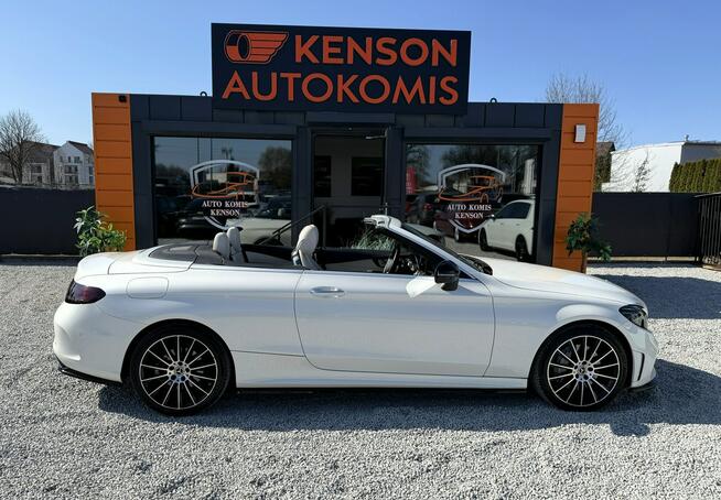 Mercedes C 300 AMG, Podgrzewane wentylowane fotele, Kamera 360, Burmester, LED, 4x4