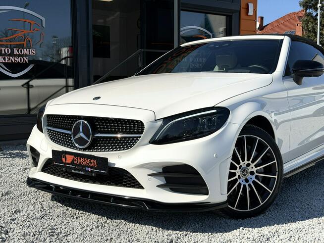 Mercedes C 300 AMG, Podgrzewane wentylowane fotele, Kamera 360, Burmester, LED, 4x4