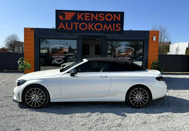 Mercedes C 300 AMG, Podgrzewane wentylowane fotele, Kamera 360, Burmester, LED, 4x4