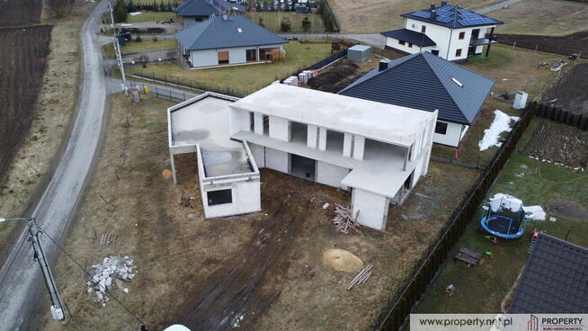 Nowoczesny dom w budowie, Straszęcin, Dębica