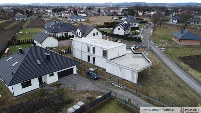 Nowoczesny dom w budowie, Straszęcin, Dębica