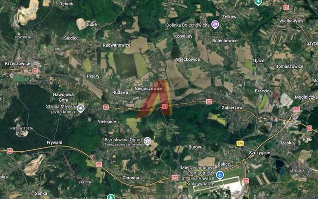 Działka budowlana Krzeszowice, Kościuszki