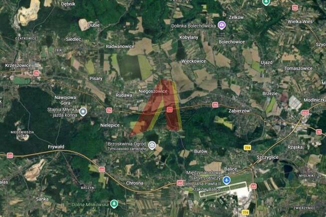 Działka budowlana Krzeszowice, Kościuszki